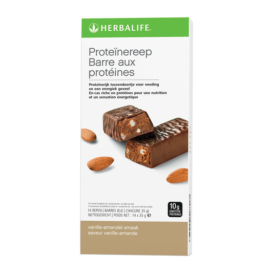 Proteïnereep vanille amandel 14 repen per stuk 35 gr